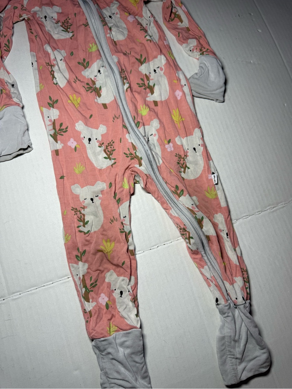 Little Sleepies Coral Pink Koalas Zippy - Picture 2 of 6